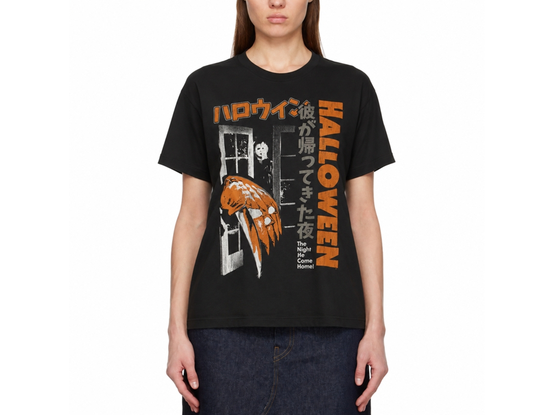 Rockinstone Halloween Home Black Adult T-shirt Size:s