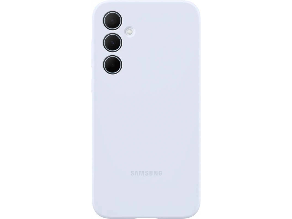 Capa SAMSUNG Galaxy A35 (Silicone - Azul Claro)