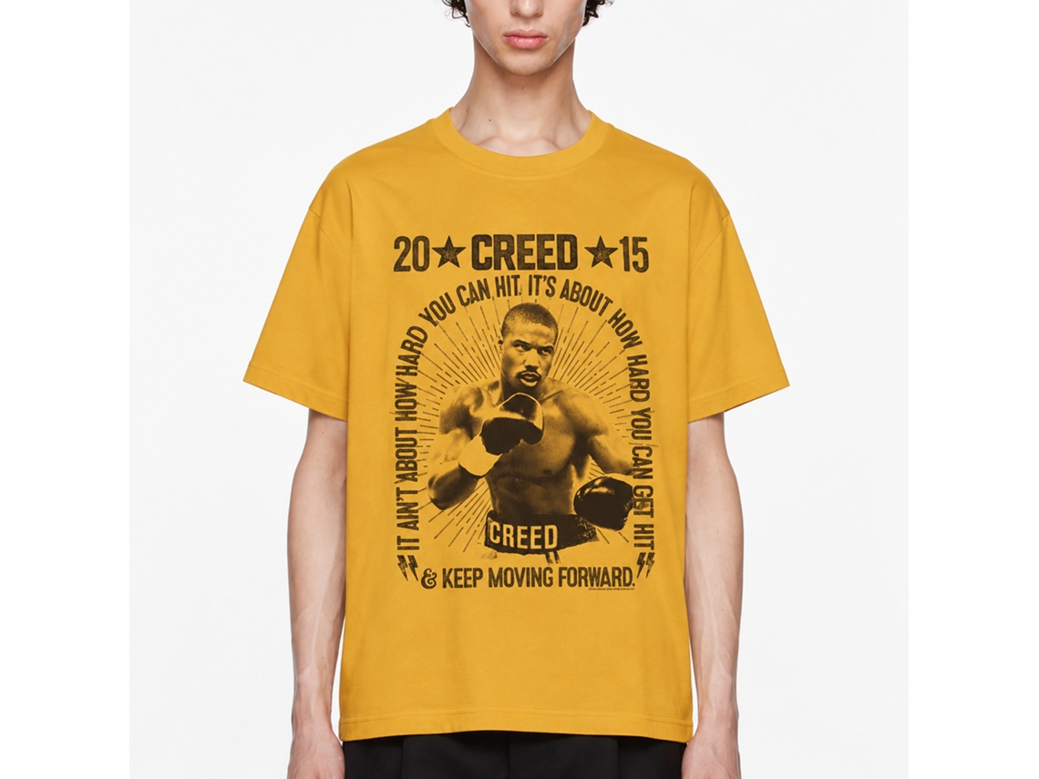 Rockinstone Rocky Movie Vintage Boxing Solid Ginger Adult T-shirt Size:xl