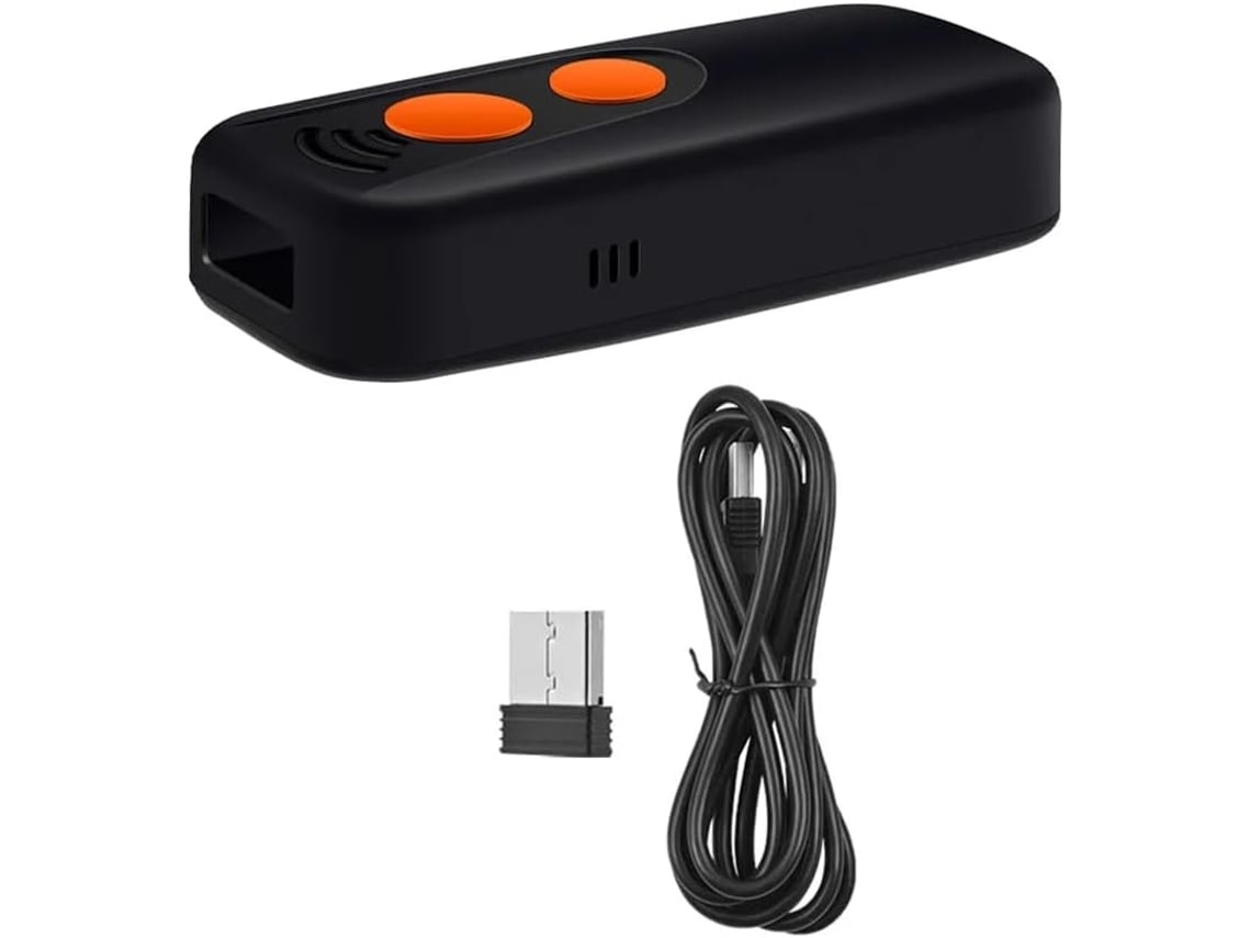 Leitor De Código De Barras Qr 2d E 1d, Bluetooth E 2,4 Ghz, Sem Fio E Com Fio, Com Som E Vibração