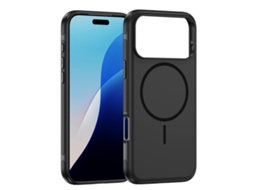 Capa Híbrida De Pc E Tpu Para Iphone 17 Pro, Imitação Da Original Com Magsafe.