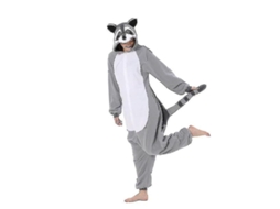 Pijama de Guaxinim para Adultos, Tamanho M | S/MARCA