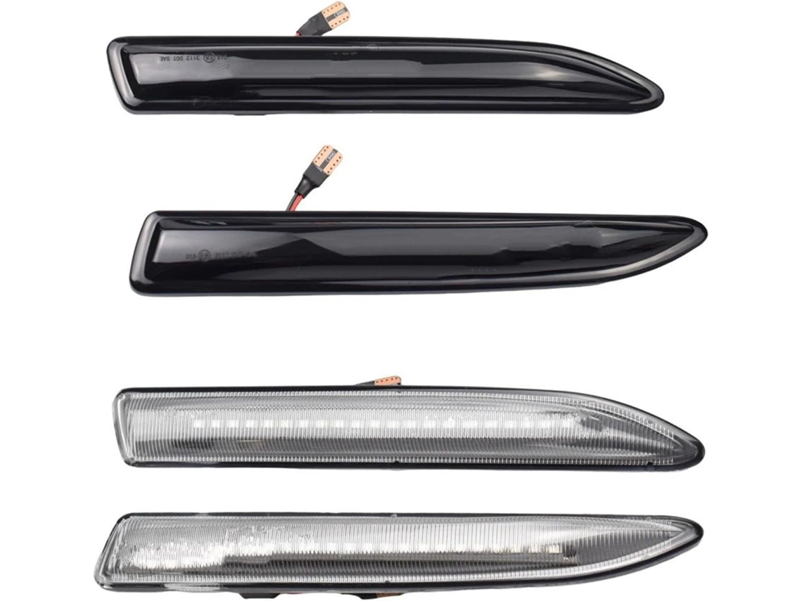 Conjunto De 2 Piscas Led, Luzes De Sinalização Lateral Dinâmicas Com Pisca Sequencial Para Ford Mondeo 4 Mk4 Ba7