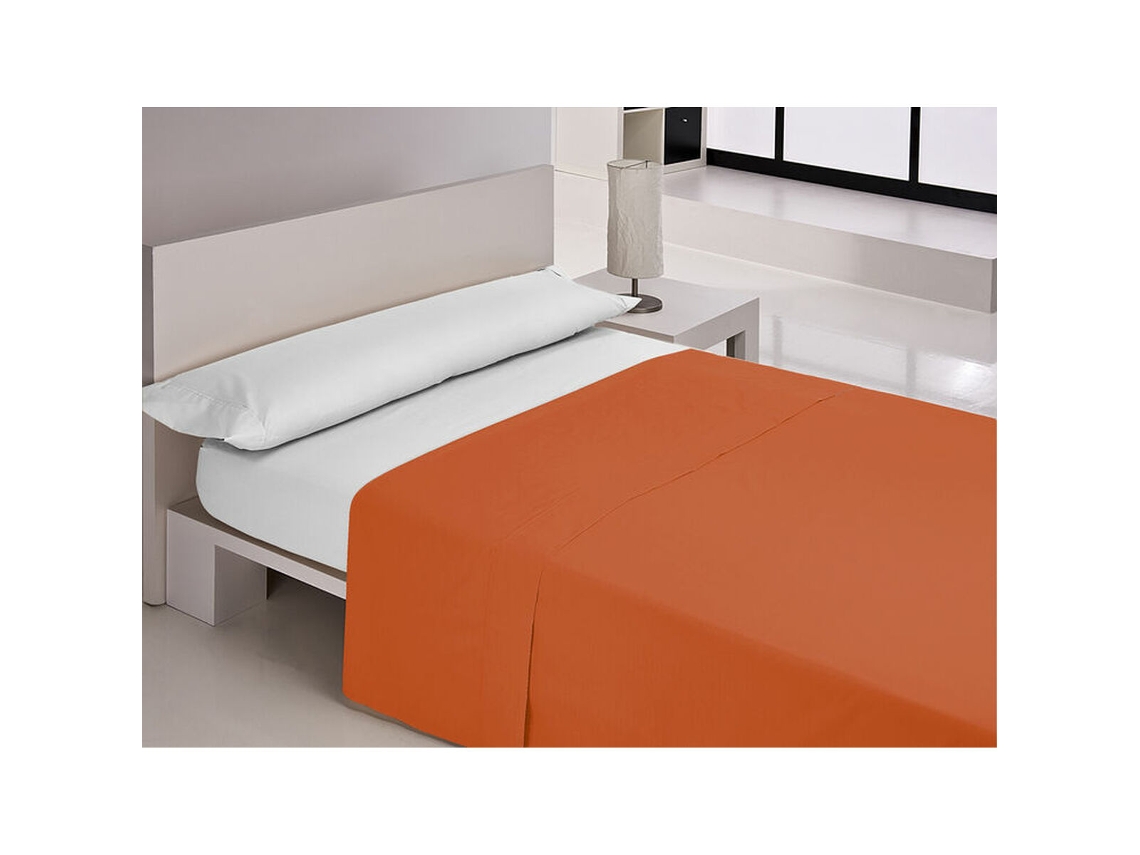 Lençol de cima HAPPY HOME MIX COLORS (Laranja - King)