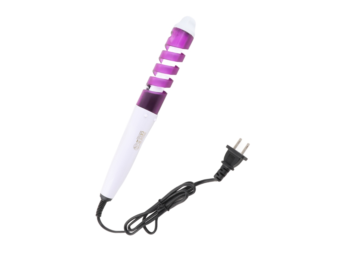 2026 mini Rizador de Pelo Portátil Antiquemaduras para Olas Styling Wand de Pelo Morado