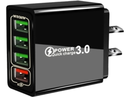 Adaptadores De Carregamento Adaptador Rápido Com 4 Portas