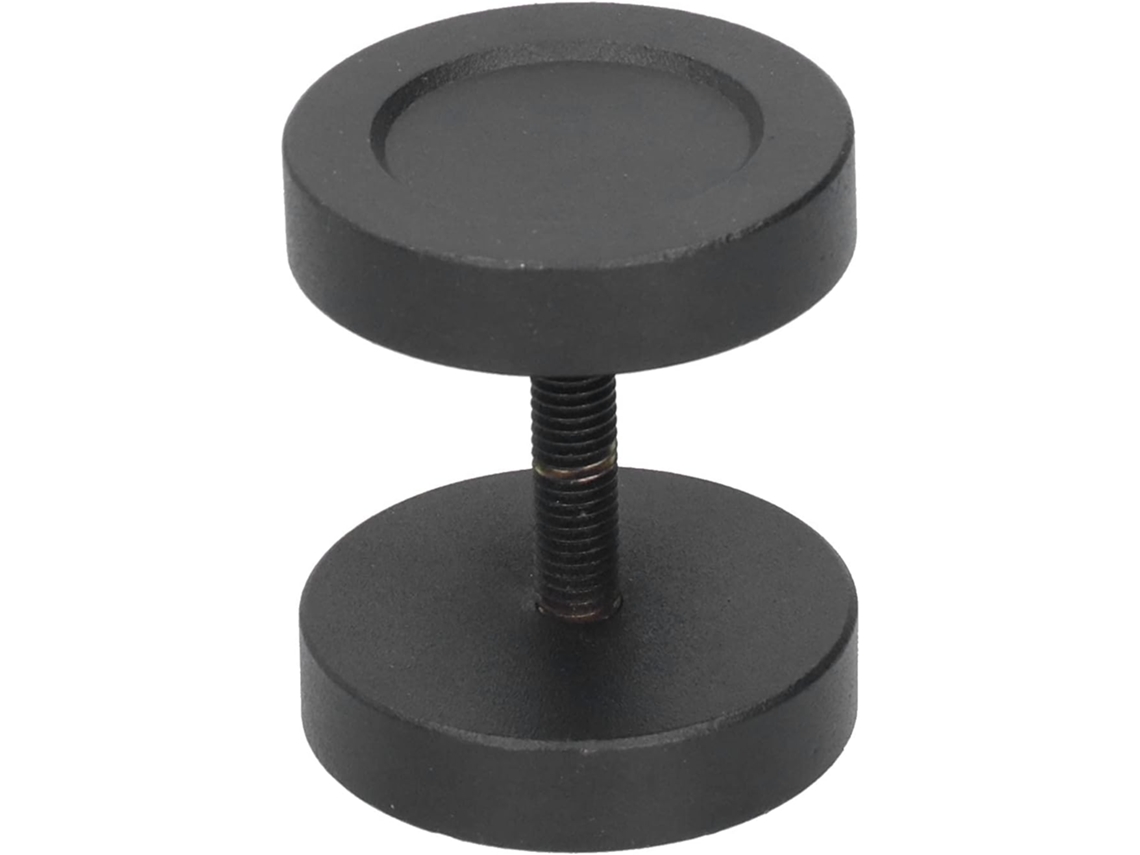 Puxador Para Porta De Celeiro, Maçaneta Para Porta De Correr, Aço Carbono, Redondo, Preto, Superfície Fosca, Ferragem