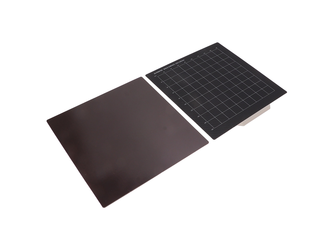 Placa de aço flexível, dupla face, para impressão 3D, 220x220mm