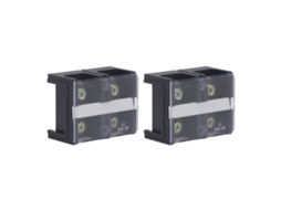 2 Piezas Terminal Block De Barrera De Cable Profesional Tc Fijo 600v 100a Doble Fila Bornes De Tornillo 2 Posiciones (1002)