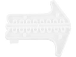 Molde De Silicone Para Porta-pincéis E Canetas, Design Vertical Com Várias Ranhuras