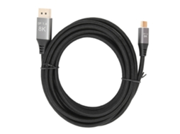 Aetheria cabo Adaptador Mini Dp para Dp 1.4 8k Alta Definição 3 Metros para Computadores
