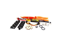 Conjunto De Motor Brushless Xxd A2212 2212 2450kv Kv2450 + Esc Htirc 40a + Hélice 5030 Para Drones E Aviões Rc, Compatível Com Baterias De 2s A 4s.