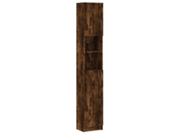 Bathroom Cabinet, Bathroom Cabinets Vidaxl Marrom Madeira Processada (n/a)