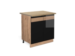 Armário de forno R-Line, 60 cm, PT Mármore, Country antracite, Vicco