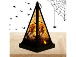 Luminária Noturna De Led Com Estampa Caveira Halloween