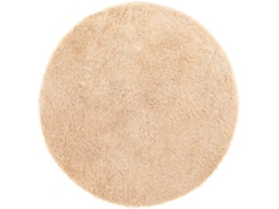 Shaggy Rug, Shaggy Rugs Vidaxl Bege Poliéster (ø 200 Cm)