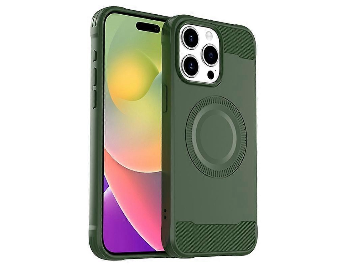 Capa De Tpu À Prova De Choque Para Iphone 15 Pro Max Compatível Com Magsafe
