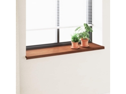Vidaxl Soleira De Janela Madeira Marrom 140 X 45 X 4,5 Cm Pvc