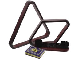 Triângulo De Madeira Maciça Para Bilhar, Suporte Triangular De 2-1/4''.