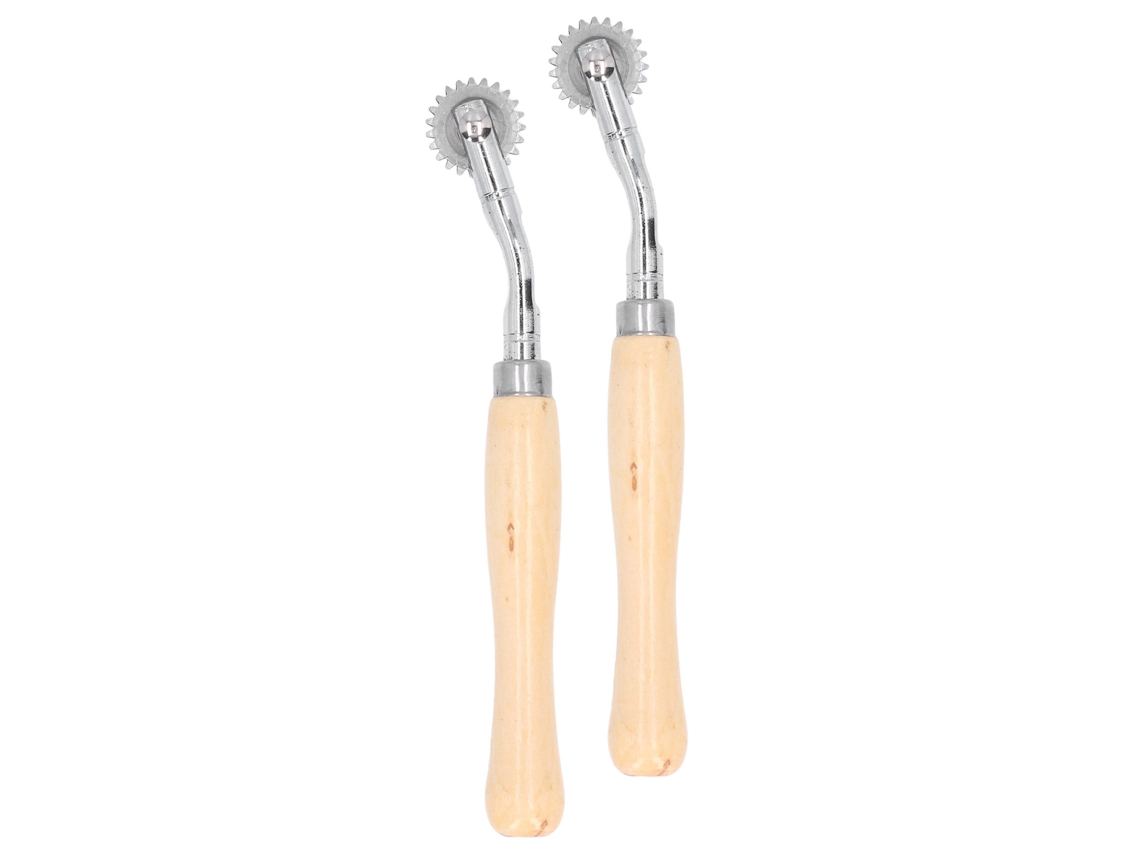 2pcs Roda De Traçado Com Força De Aperto Forte Rolo De Aço Inoxidável Para Costura Têxteis Papel Diy