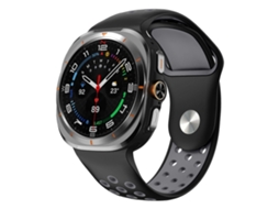 Pulseira De Silicone Com Fecho Reverso E Dois Furos Redondos Em Cores Diferentes Para Samsung Galaxy Watch Ultra 47mm / Ultra 2025