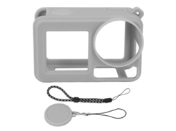 2026 funda de Silicona para Action 5 Pro com Capa de Lente, Protetora para Câmera