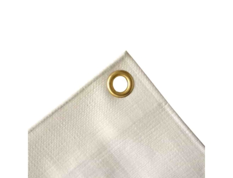 Capa Lona Impermeável 10x12m 280 G/m² Branca para Jardinagem e Agricultura Boni Shop