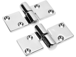 Conjunto De 2 Dobradiças Reforçadas Em Aço Inoxidável Para Portas