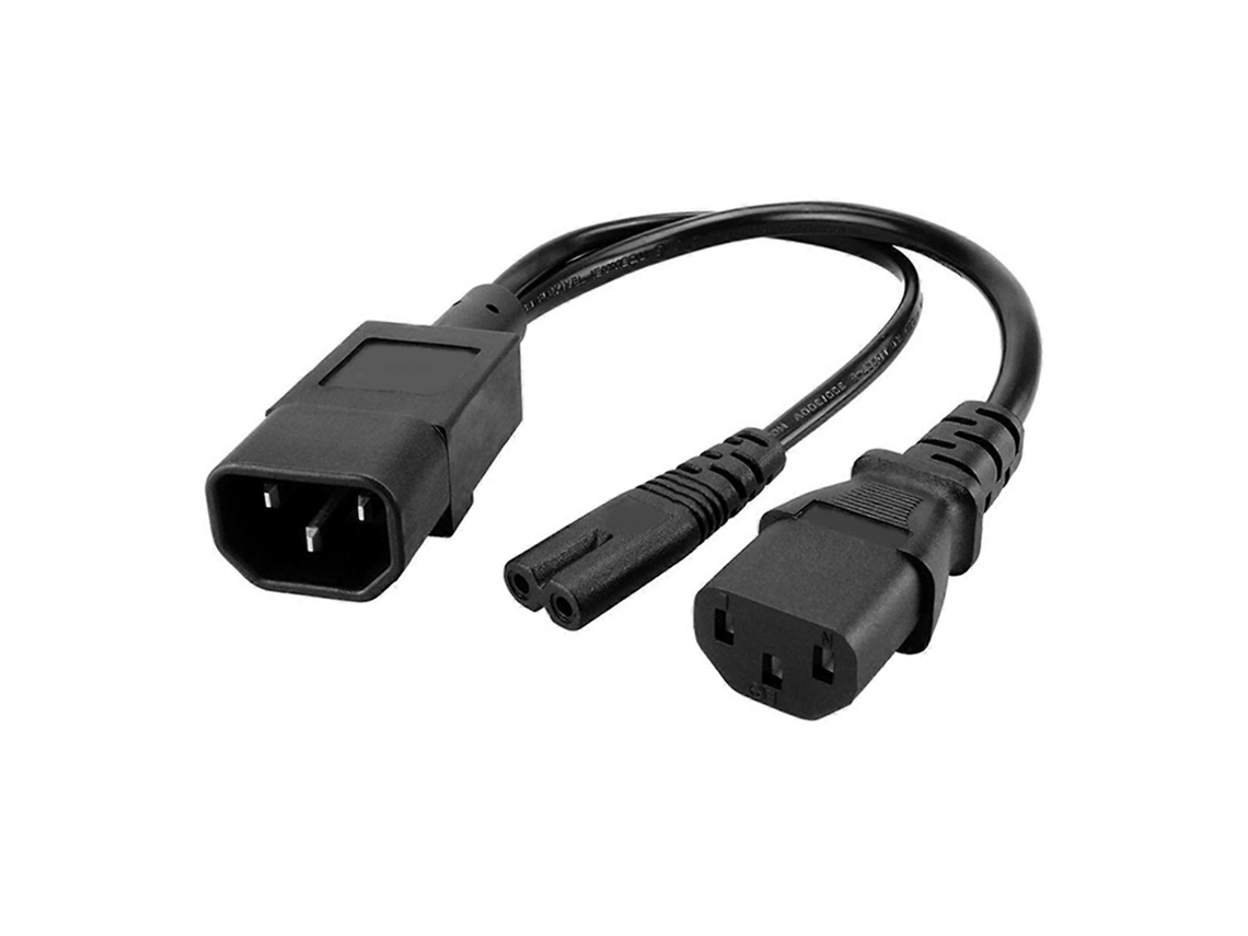 Cabo Divisor Iec C14 Macho Para Duas Tomadas C13 Fêmea, Equipamentos Eletrónicos