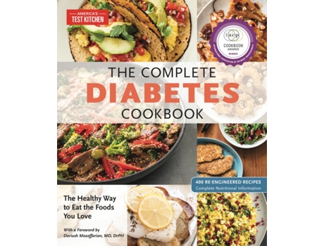 Livro the complete diabetes cookbook de america's test kitchen (inglês)