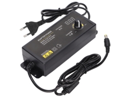 Aetheria adaptador de Energia Regulável 3 24v 4a 90w com Display Led Digital Plug Ue