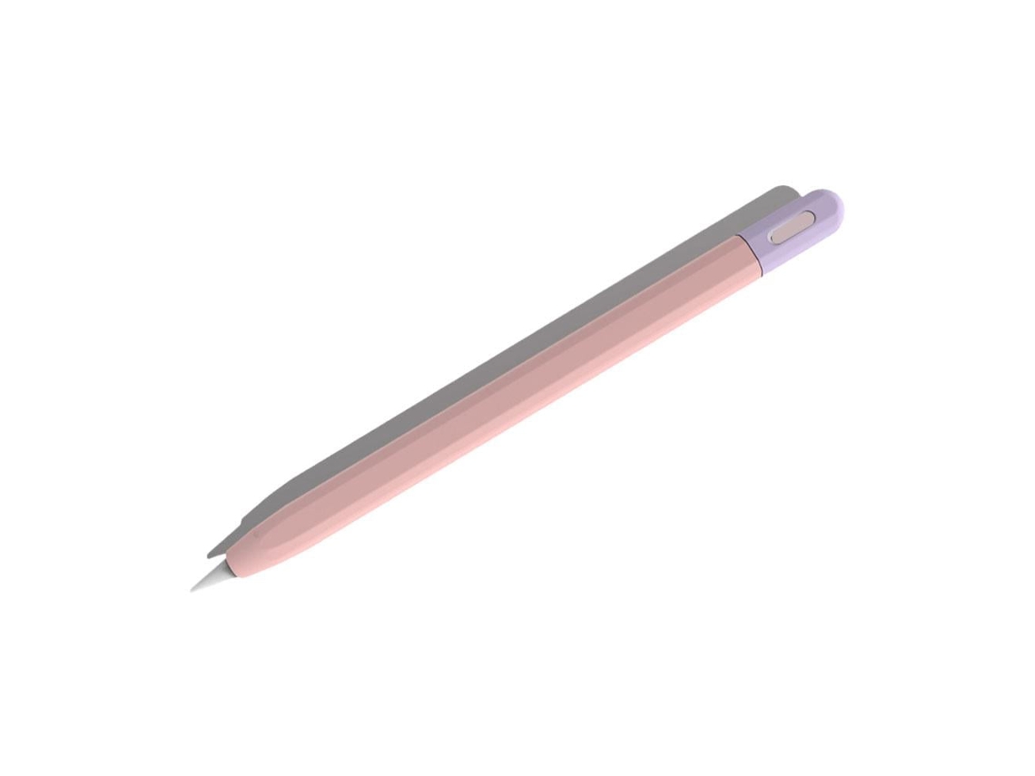 Funda Protectora De Silicona Rosa Para Apple Pencil 3, Usb-c, Capacitiva, Táctil, De Color Contrastante, De 3.ª Generación