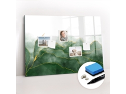 Quadro Magnético Abstração De Folhas Para O Escritório Espelharte (100x70 Cm)