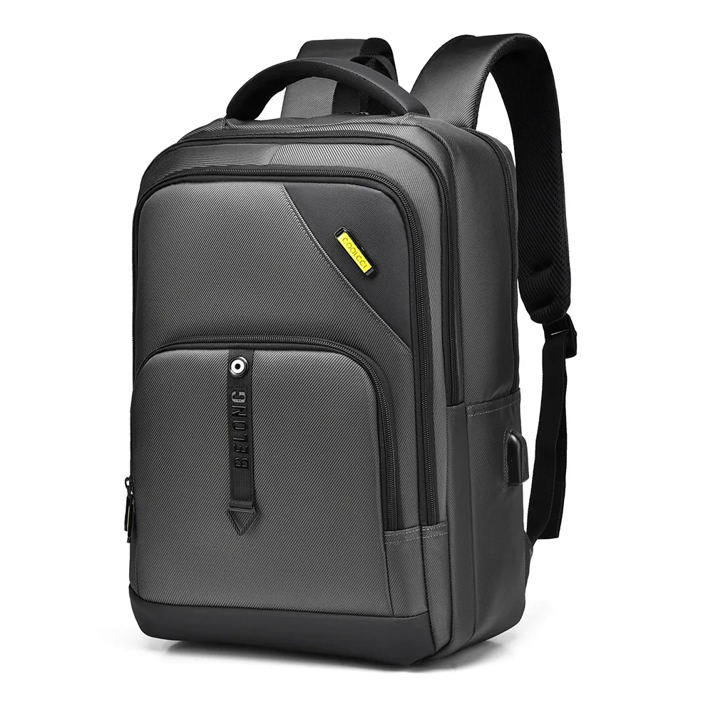 (4501-cinza) Nova Mochila De Viagem Masculina, Mochila Impermeável Para Viagens De Negócios E Atividades Ao Ar Livre