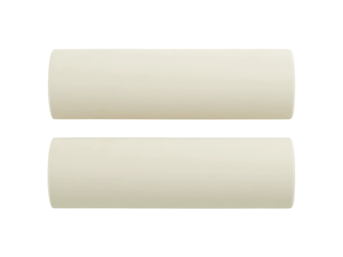 Throw Pillow, Throw Pillows Vidaxl Creme Veludo (n/a)