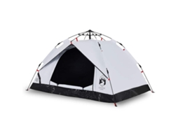 Camping Tent, Camping Tents Vidaxl Branco Poliéster (3 Pessoas)