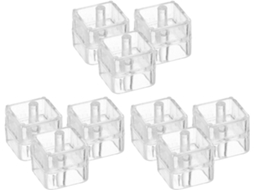 Conjunto de 9 acessórios para Eixo, que melhoram a compatibilidade e a durabilidade do dispensador de adesivo PP.
