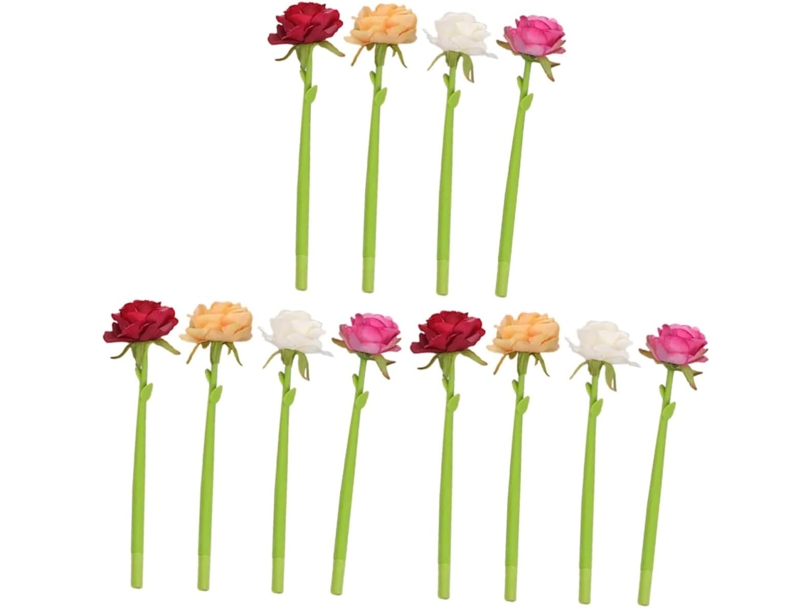 Veemoon Conjunto De 3 Canetas Esferográficas Rosa, Criativas Para