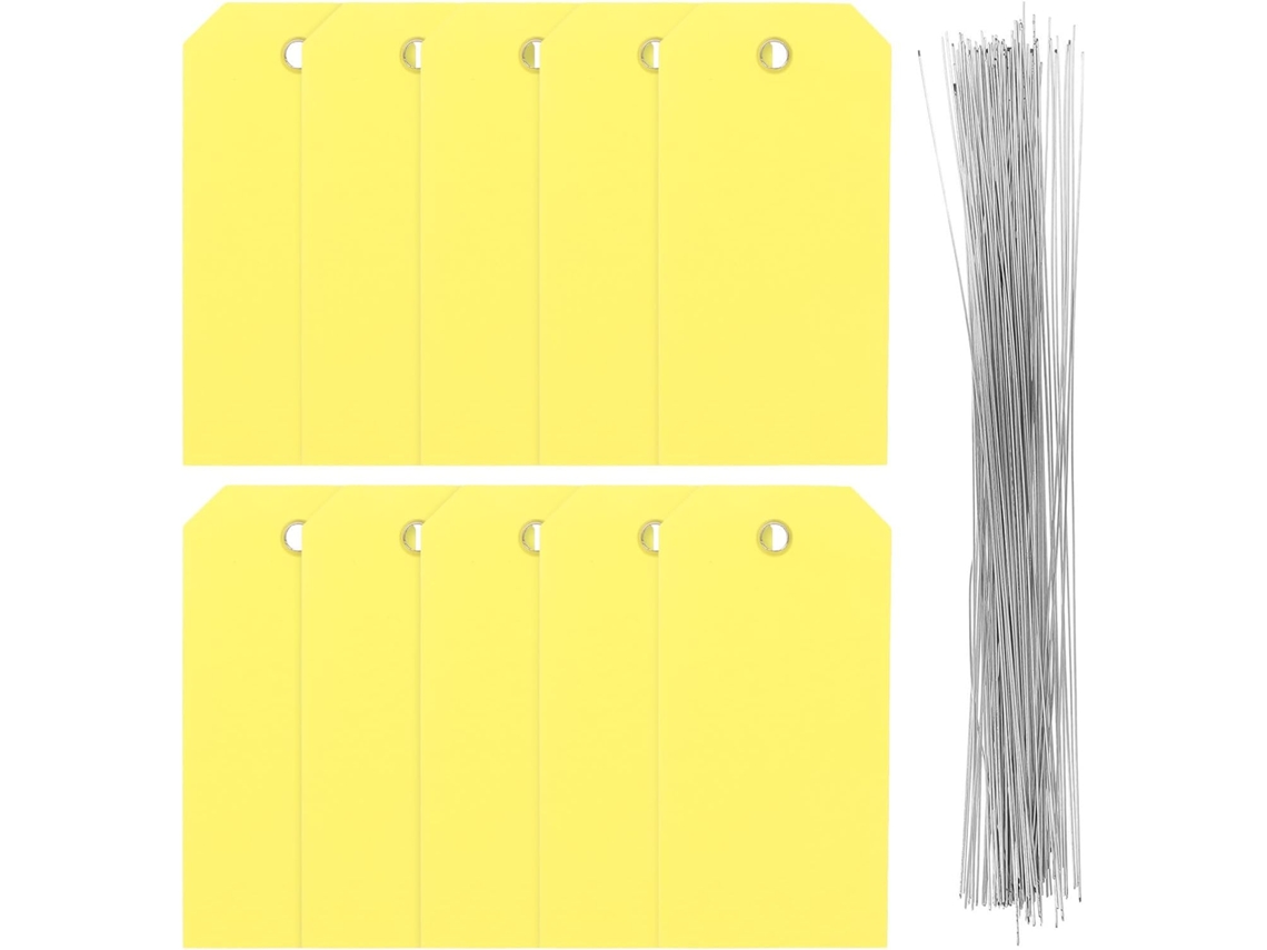100 Etiquetas De Envio Em Branco Para Bagagem