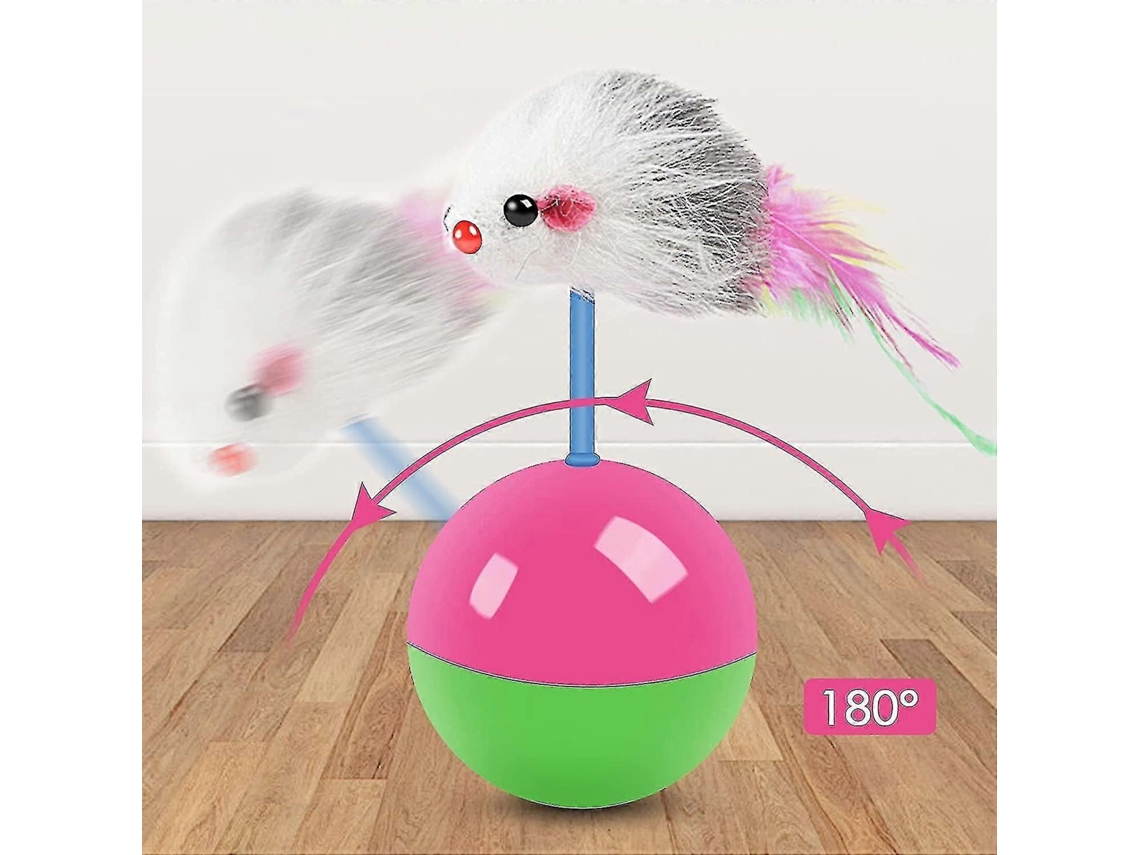 Brinquedo Interativo Para Gatos Com Penas E Som
