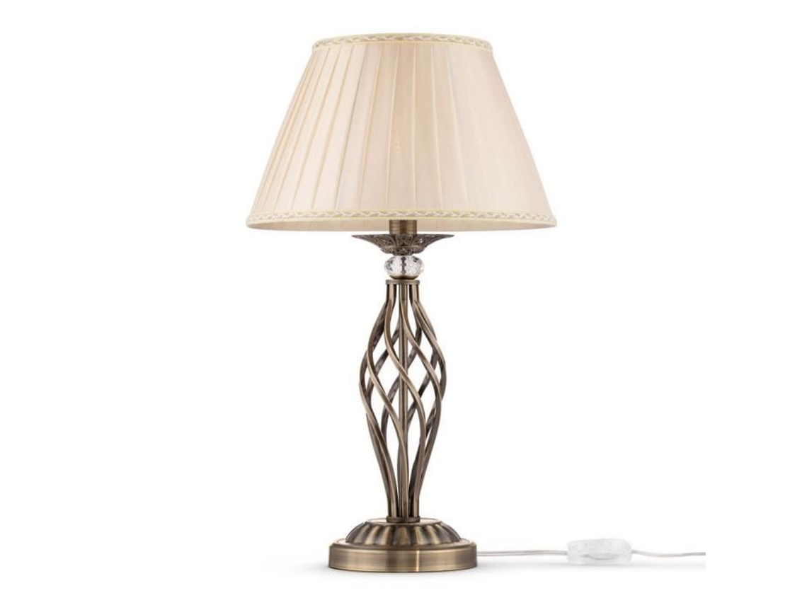 Candeeiro De Mesa Grace Em Latão E Cristal, 1 Luz, E14