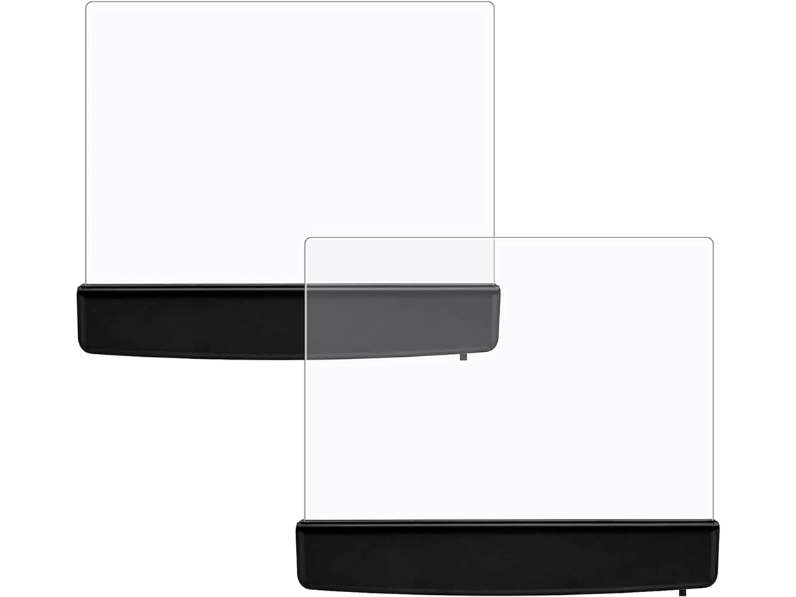 Conjunto De 2 Luminárias Leitura Led Planas 7 Polegadas Luminária Cabeceira Portátil Proteção Para Os Olhos Quarto