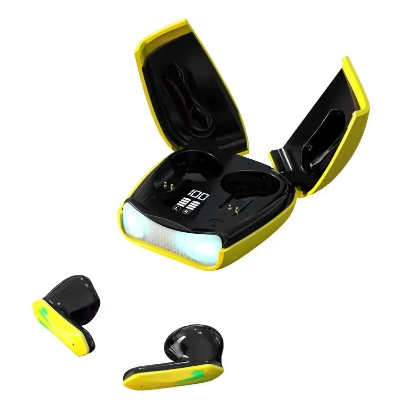(amarelo) Fone De Ouvido Bluetooth Para Jogos De Alta Qualidade E Baixa Latência
