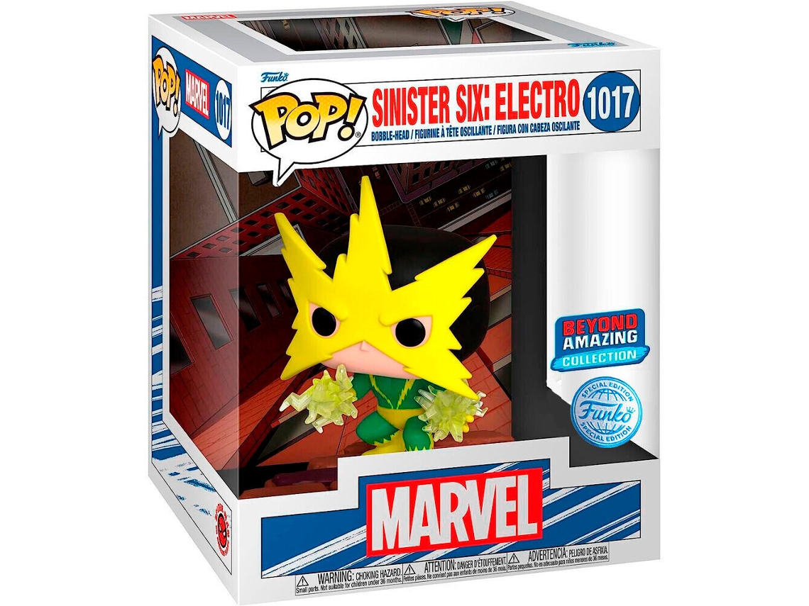 Figura Pop Marvel Sinister Six Electro Exclusivo