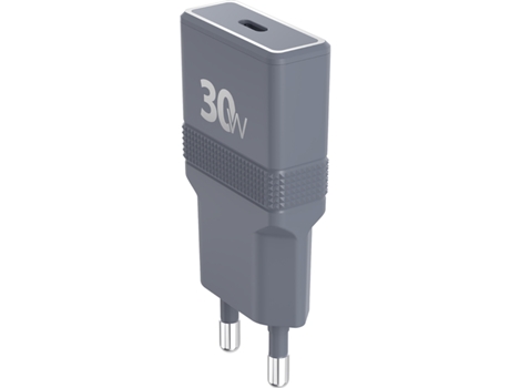 Force Power Carregador De Alimentação Ultrarrápido Ultragan Usb-c Pocket 30w Compacto Cinzento