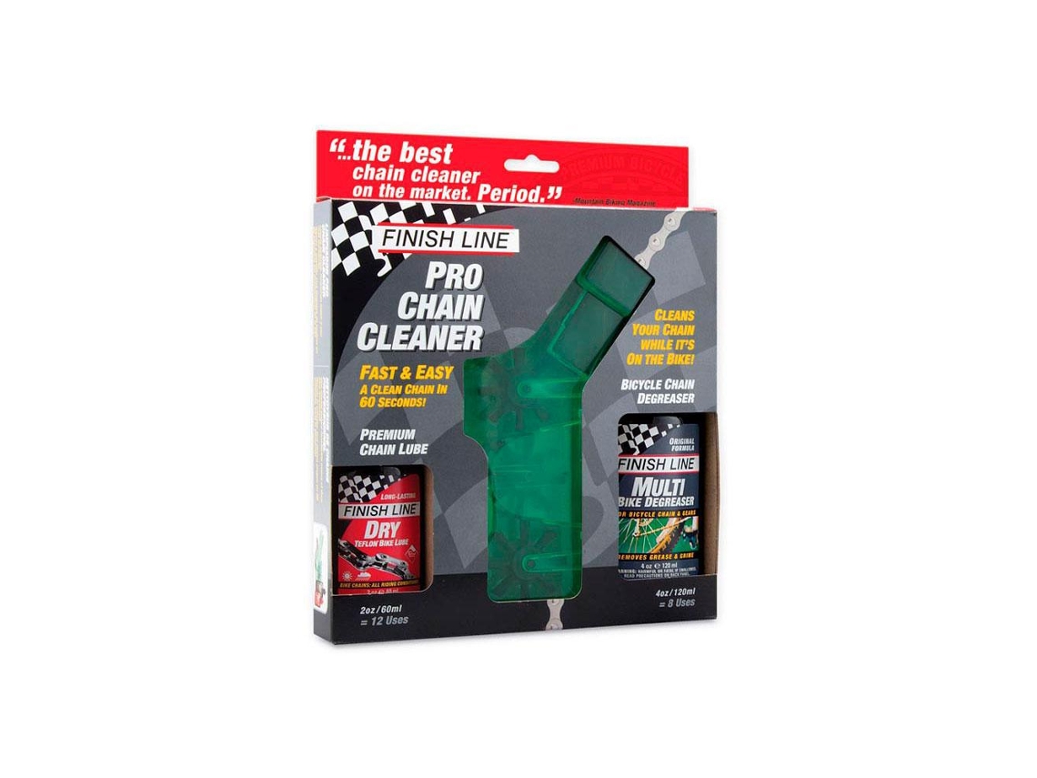 Finish Line Chain Cleaner+Degreaser 4 Oz+Teflon 2 Oz