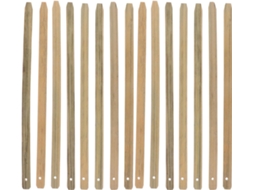 15 Peças De Bambu Para Armação De Leque, Artesanato Fácil De Fazer.