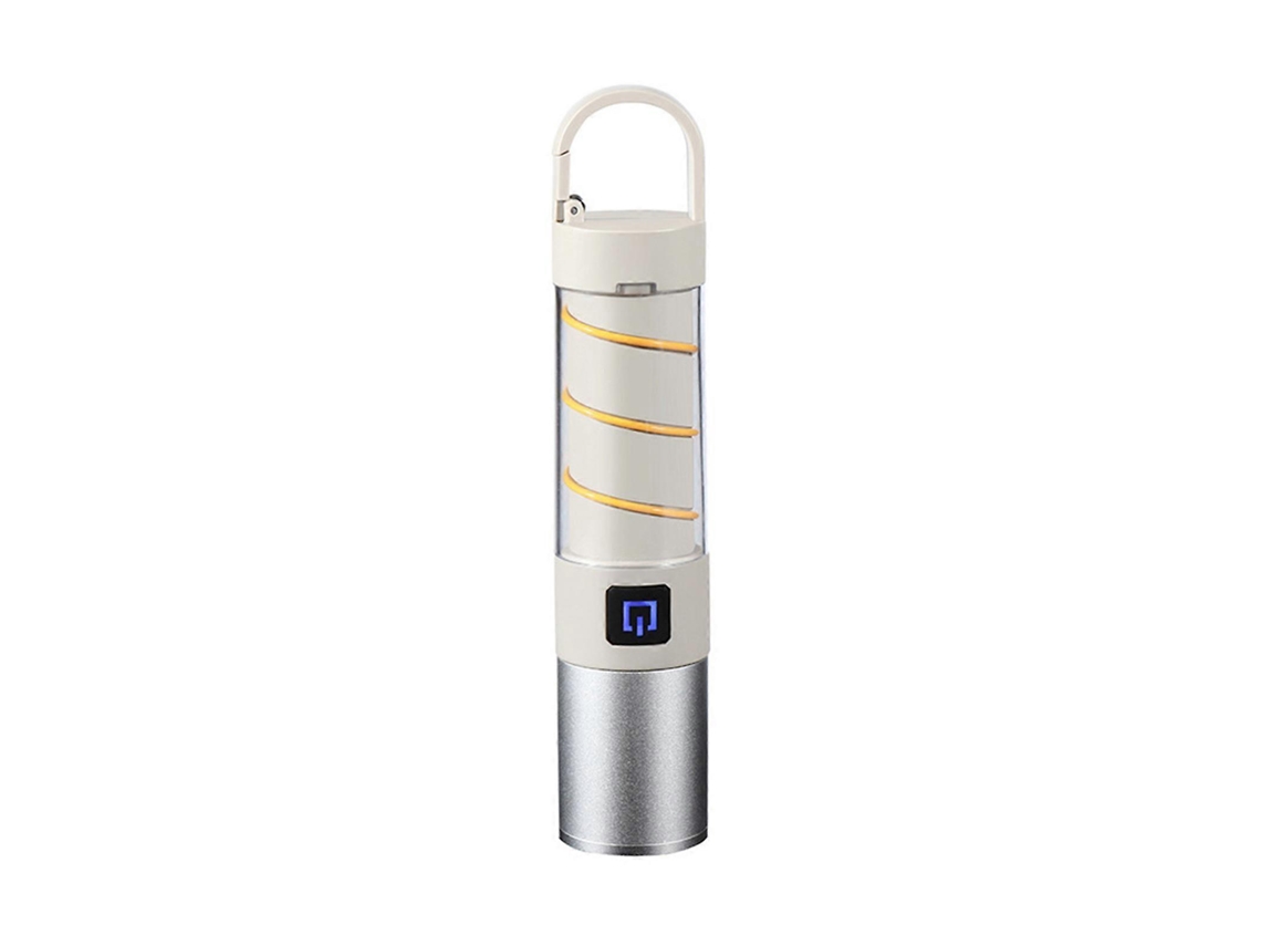 Lanterna De Acampamento Super Brilhante, Regulável, Com Zoom, À Prova Dágua, Recarregável, Tamanho Compacto, Luz Led Portátil Para Barraca. Olysi Shop