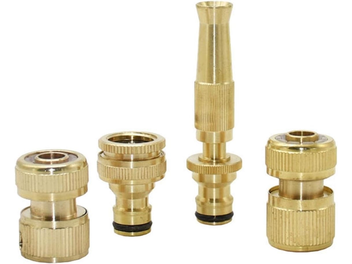 Bocal De Mangueira Jardim Metal Com Conexão Rápida, Alta Pressão,