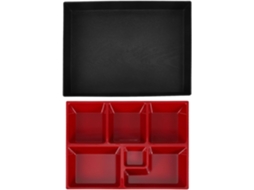 Lancheira Bento Portátil Magiclulu Com 6 Compartimentos Para Adultos, Resistente À Gordura, Fácil De Limpar E Organizar